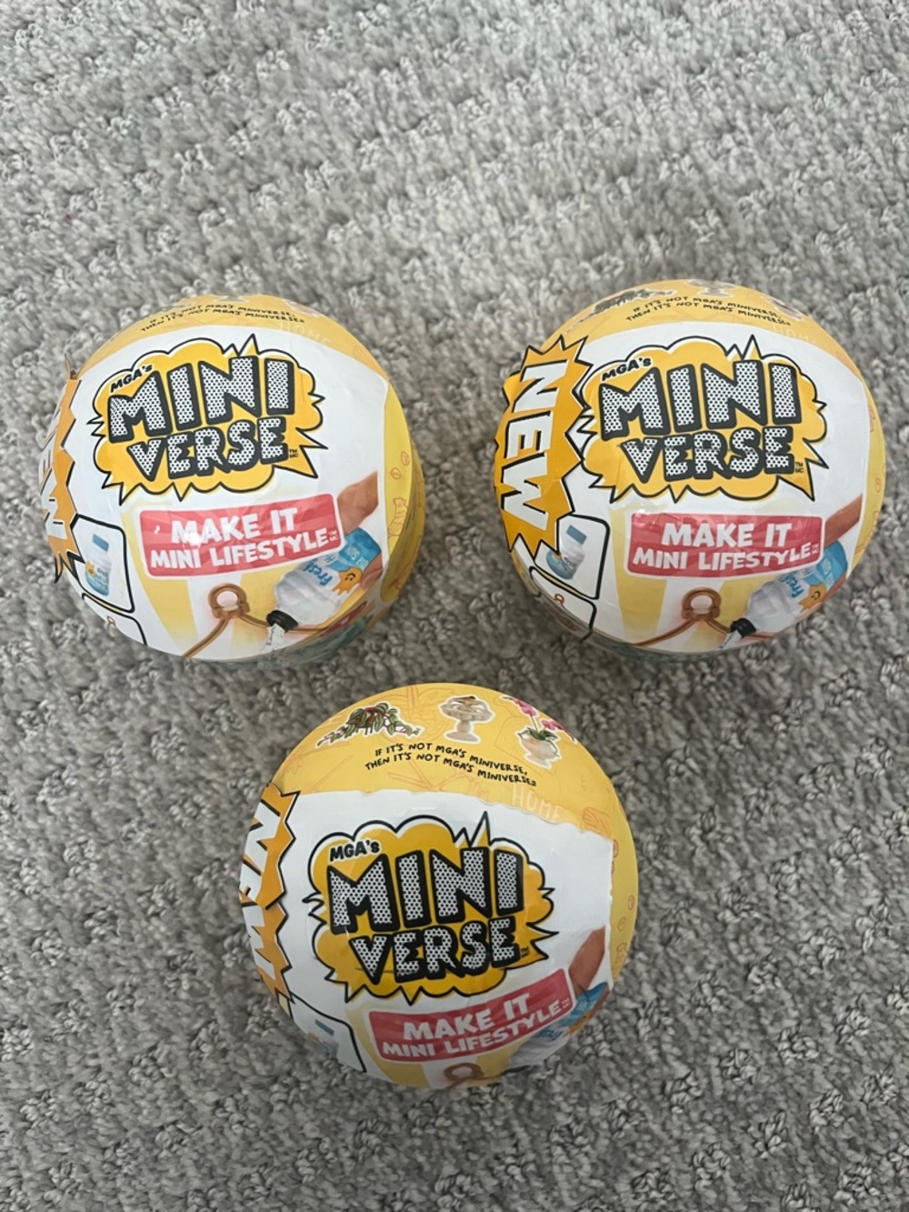 Mini Verse Surprise Balls - Make it mini lifestyle - 3 Pack